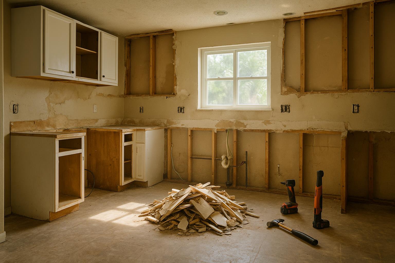 What to Expect During a Kitchen Demolition Day